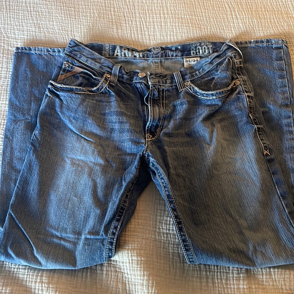 Ariat Men’s M4 Low Rise Boot Denim Jeans 34x34